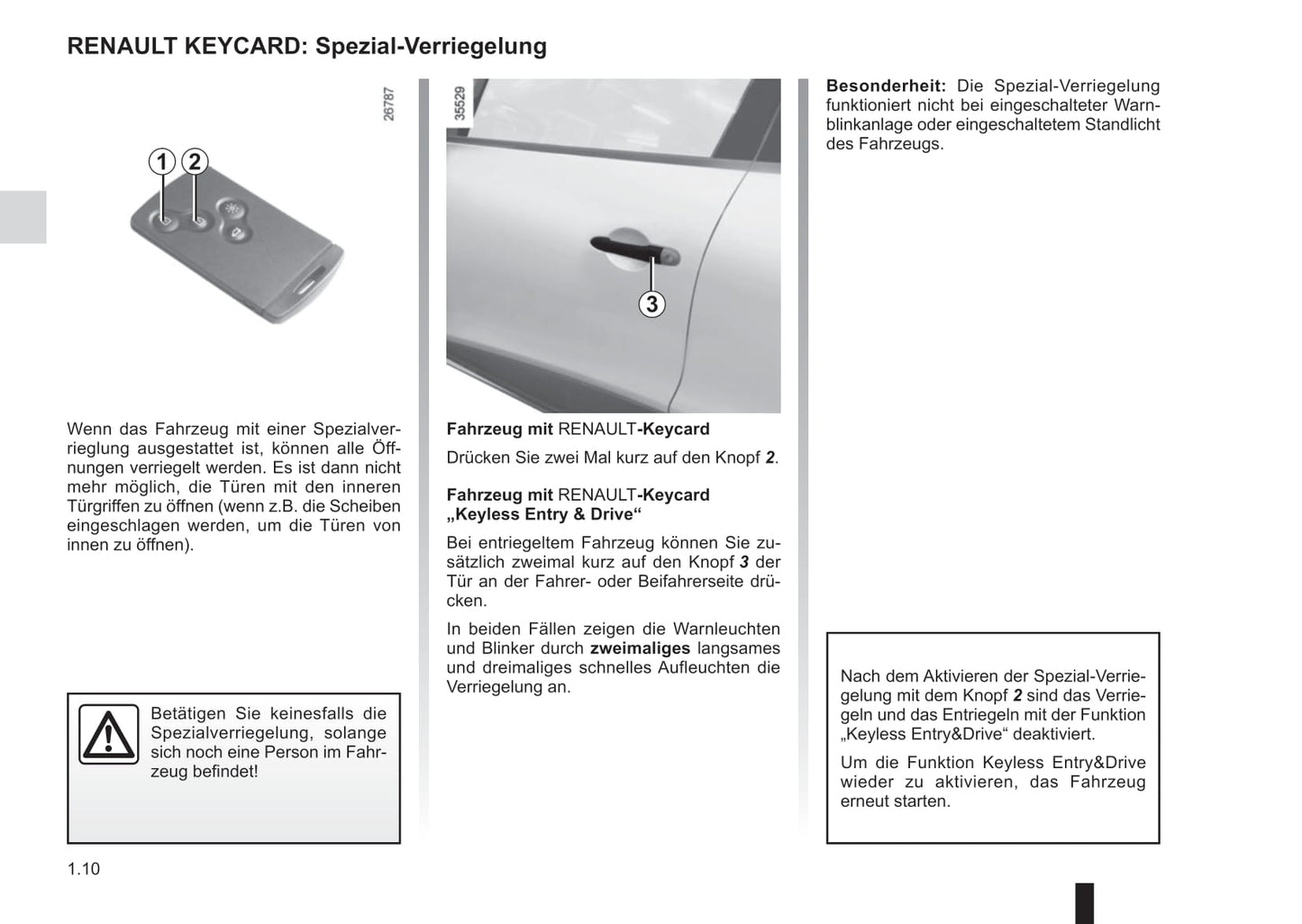 2016-2018 Renault Clio Owner's Manual | German