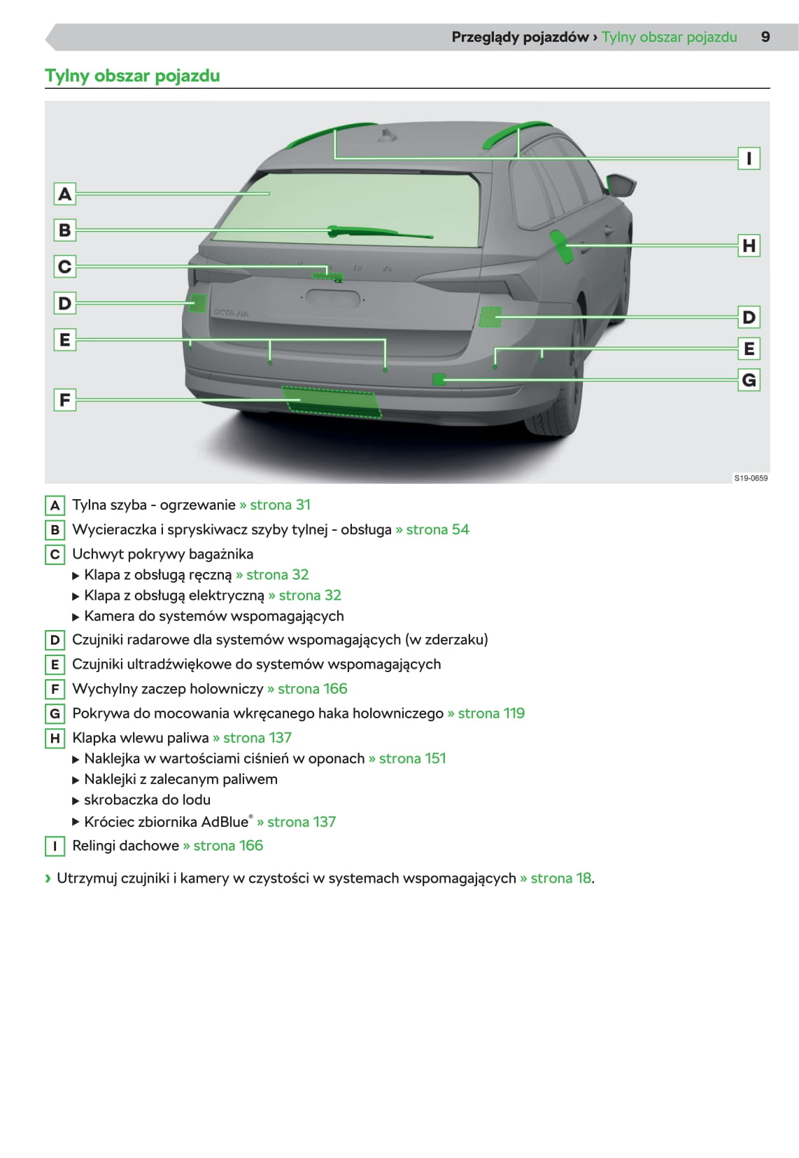 2019-2020 Skoda Octavia Gebruikershandleiding | Pools