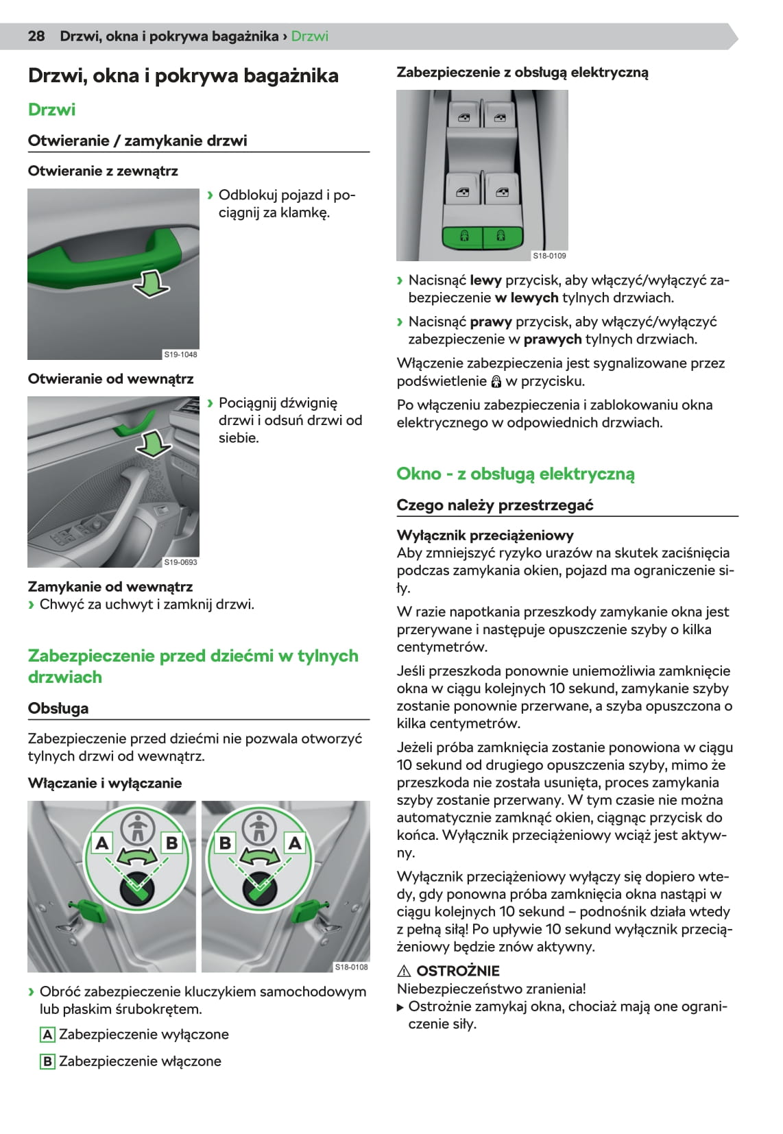 2019-2020 Skoda Octavia Gebruikershandleiding | Pools