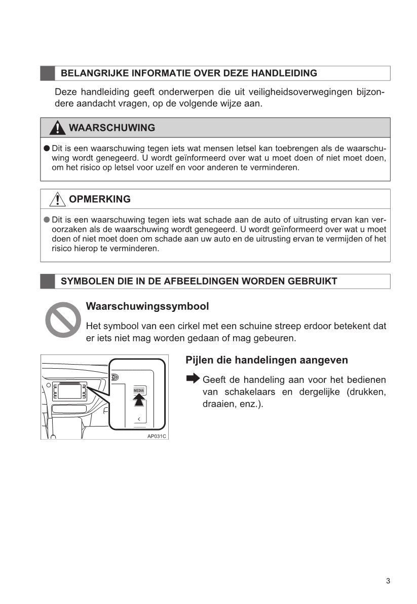 Toyota Auris Navigatie- en Multimediasysteem Handleiding 2016
