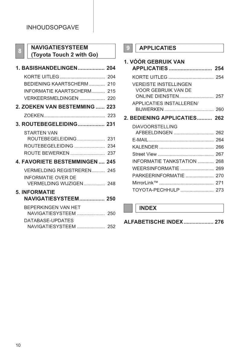 Toyota Auris Navigatie- en Multimediasysteem Handleiding 2016