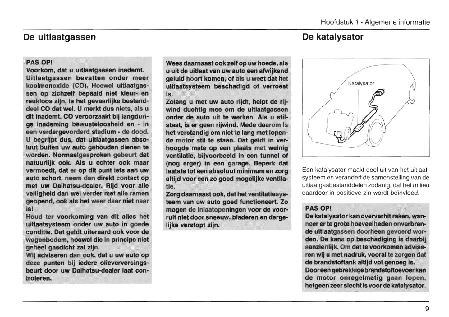 1989-2001 Daihatsu Cuore Gebruikershandleiding | Nederlands