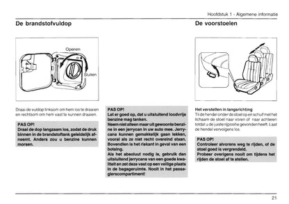 1989-2001 Daihatsu Cuore Gebruikershandleiding | Nederlands