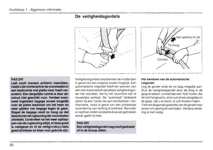 1989-2001 Daihatsu Cuore Gebruikershandleiding | Nederlands