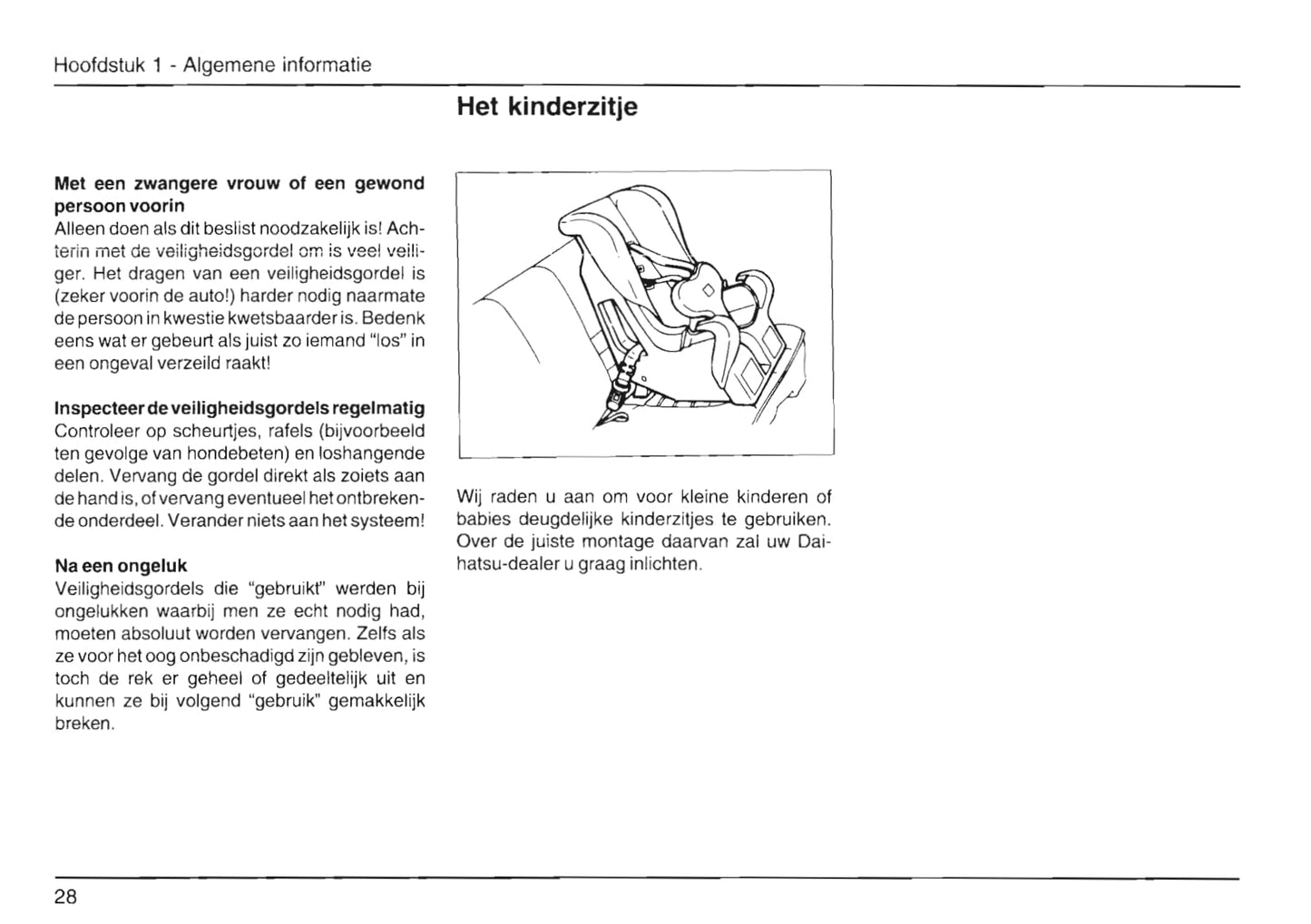 1989-2001 Daihatsu Cuore Gebruikershandleiding | Nederlands