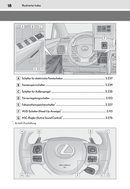 2019 Lexus NX 300h Bedienungsanleitung | Deutsch