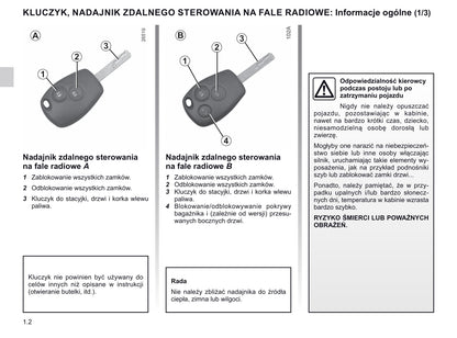 2019-2020 Renault Master Owner's Manual | Polish