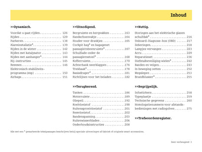 2003-2006 Smart Forfour Owner's Manual | Dutch