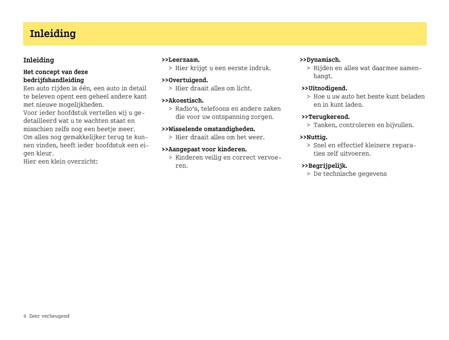 2003-2006 Smart Forfour Owner's Manual | Dutch