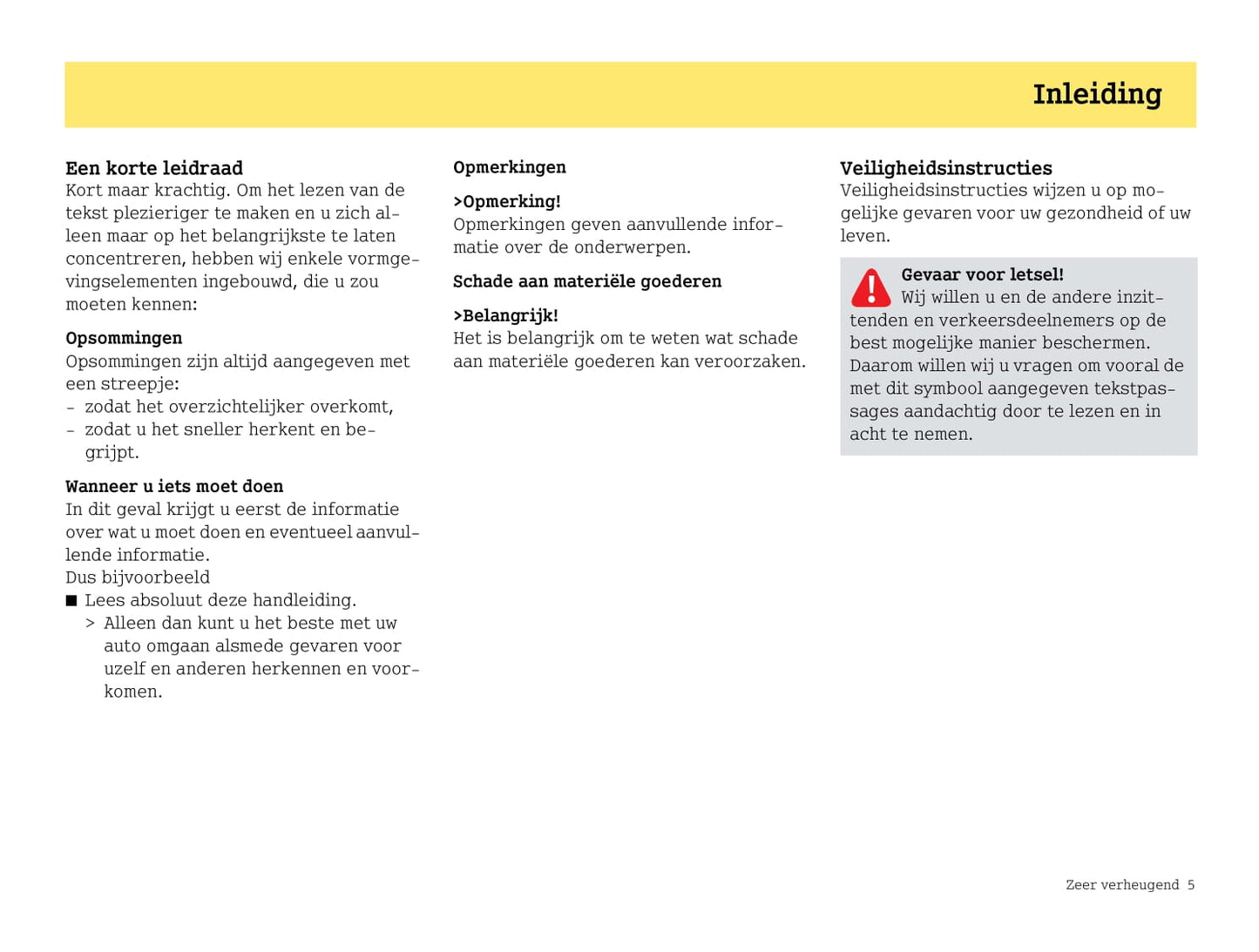 2003-2006 Smart Forfour Owner's Manual | Dutch