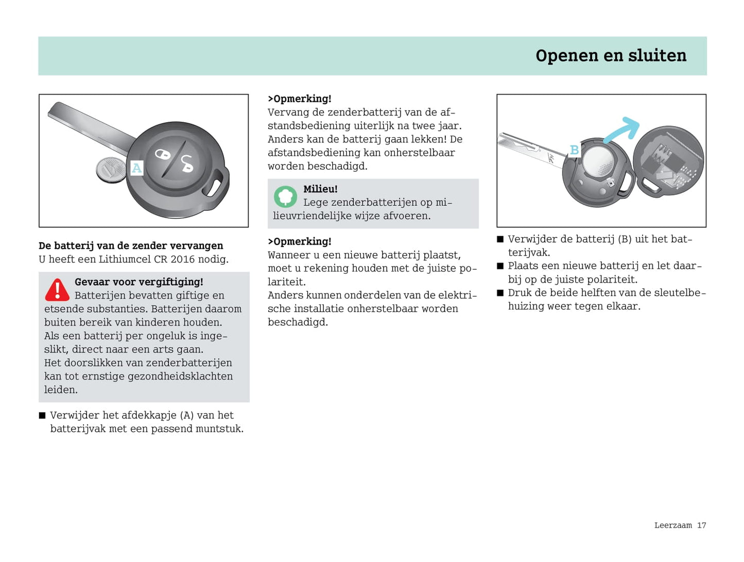 2003-2006 Smart Forfour Owner's Manual | Dutch