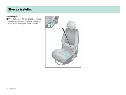 2003-2006 Smart Forfour Owner's Manual | Dutch