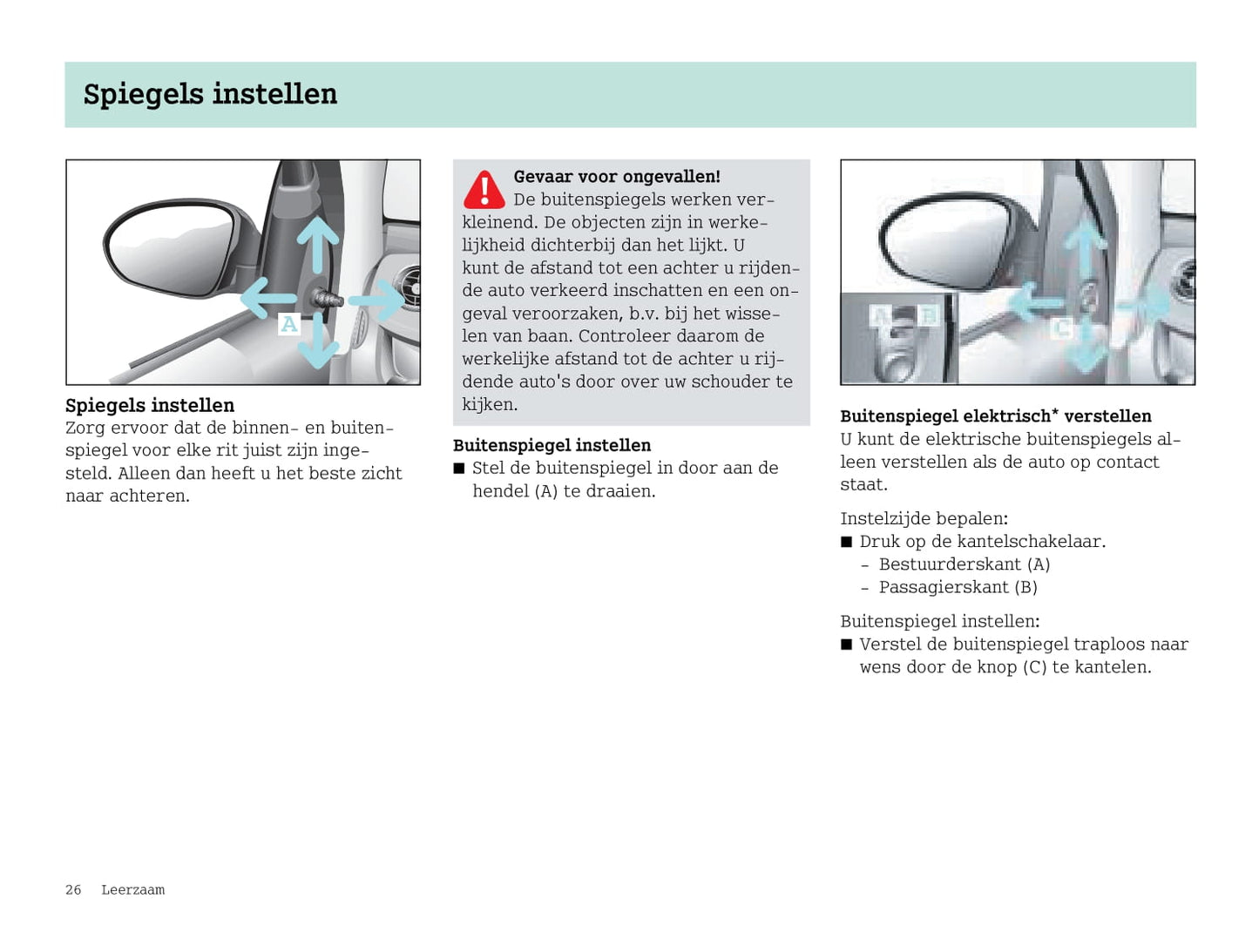 2003-2006 Smart Forfour Owner's Manual | Dutch