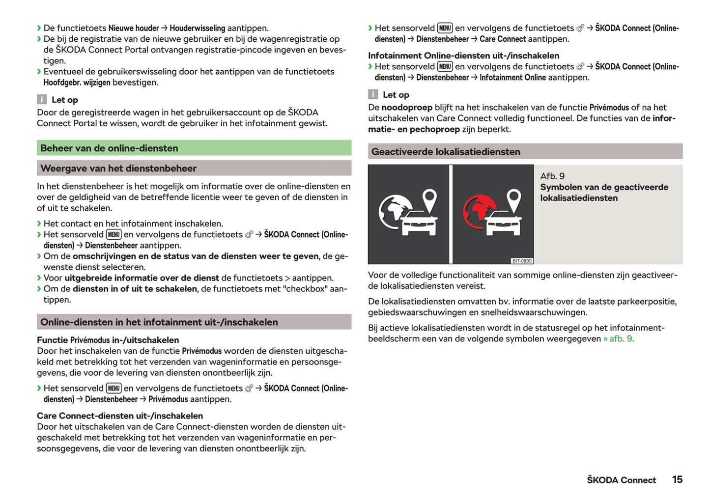 2017-2018 Skoda Karoq Owner's Manual | Dutch