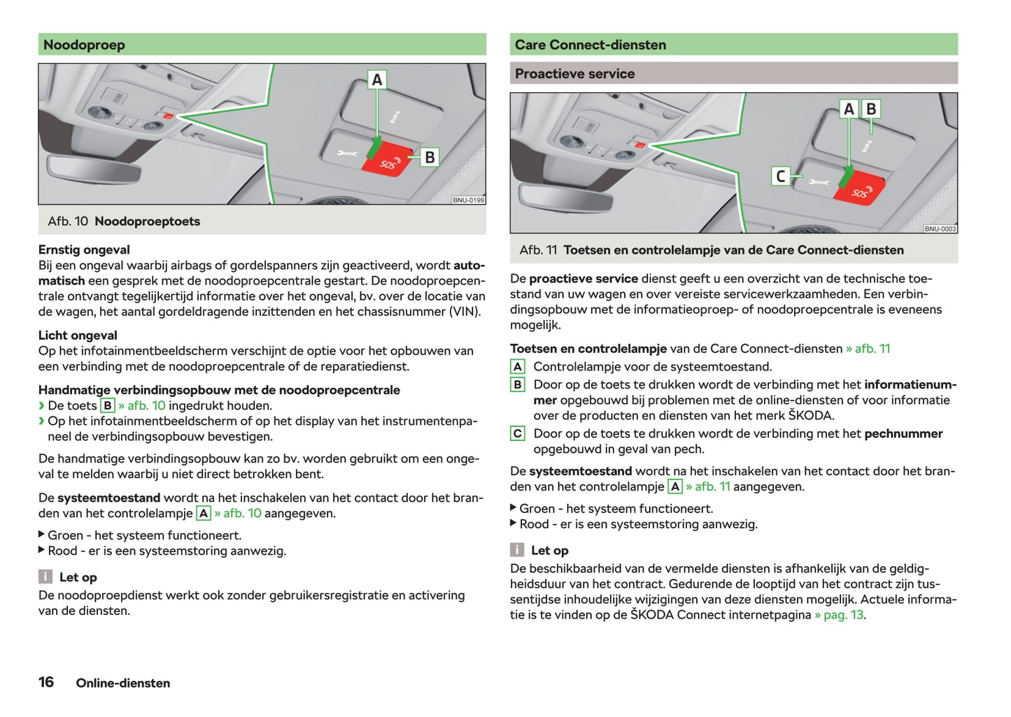 2017-2018 Skoda Karoq Owner's Manual | Dutch