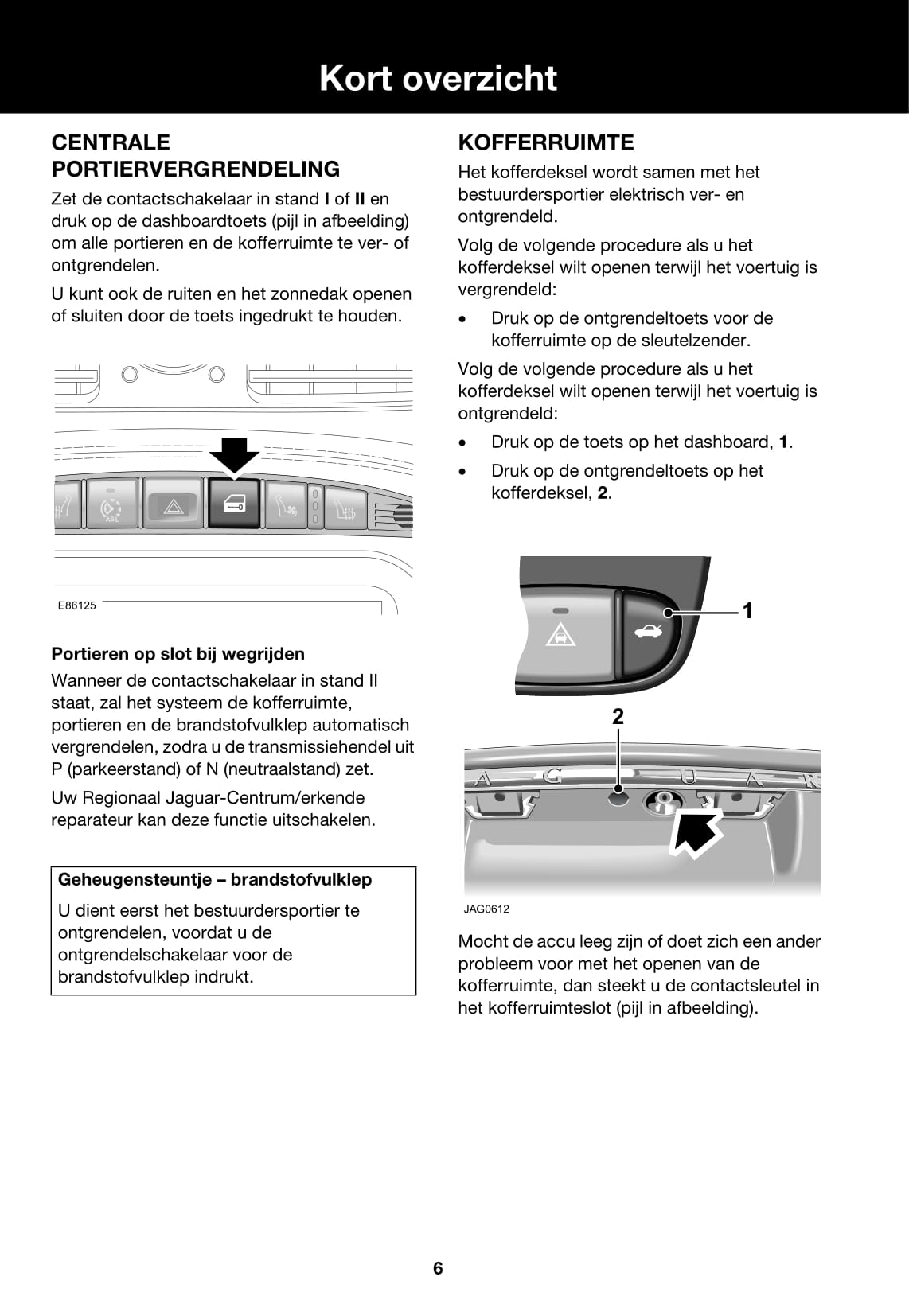 2007-2009 Jaguar XJ Bedienungsanleitung | Niederländisch