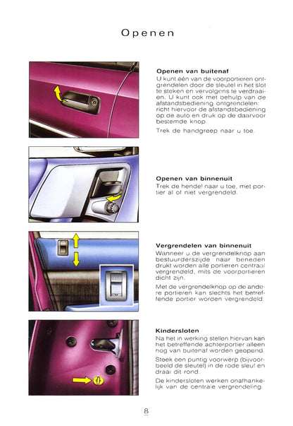 1996-1997 Citroën Xantia Bedienungsanleitung | Niederländisch