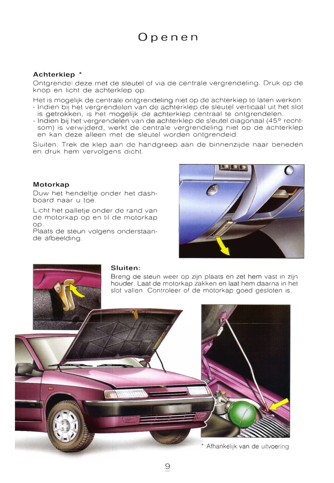 1996-1997 Citroën Xantia Bedienungsanleitung | Niederländisch