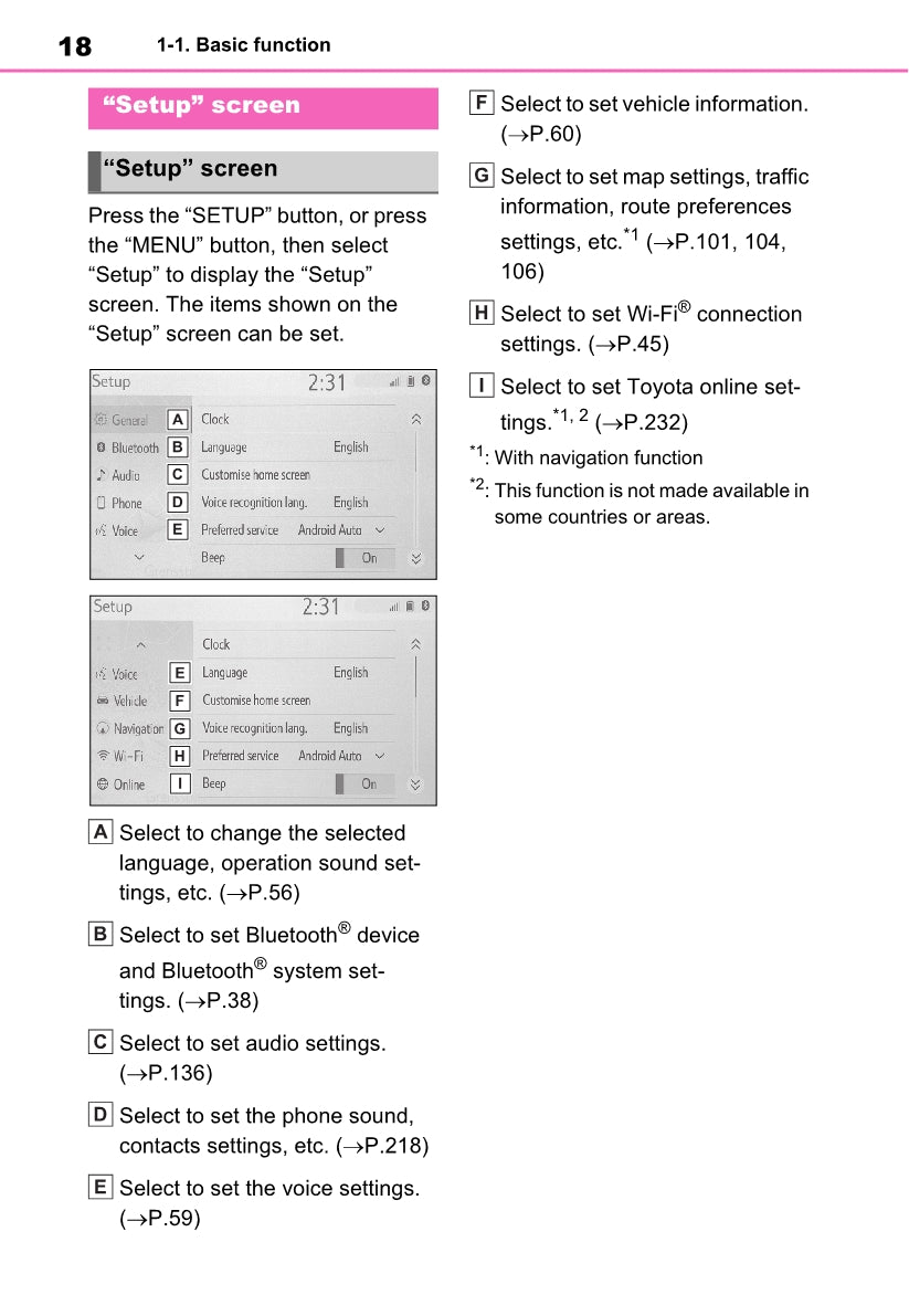 Toyota Rav4 Navigation / Multimediasysteem Owner's Manual 2019 - 2023