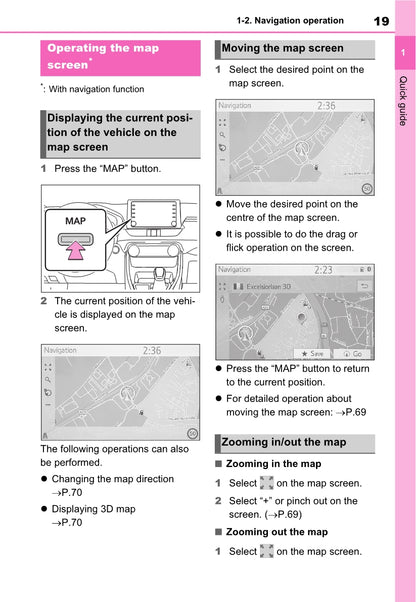 Toyota Rav4 Navigation / Multimediasysteem Owner's Manual 2019 - 2023