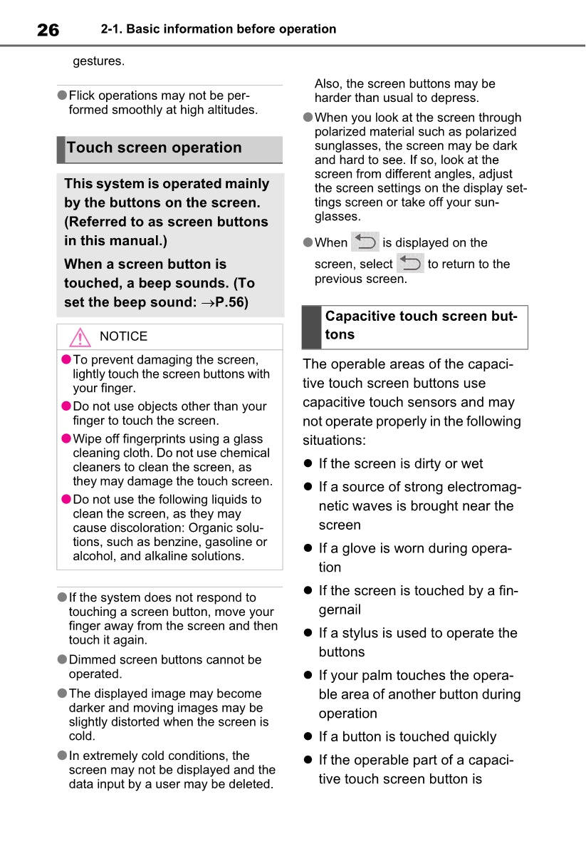 Toyota Rav4 Navigation / Multimediasysteem Owner's Manual 2019 - 2023