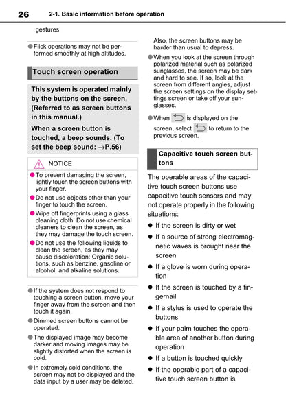 Toyota Rav4 Navigation / Multimediasysteem Owner's Manual 2019 - 2023