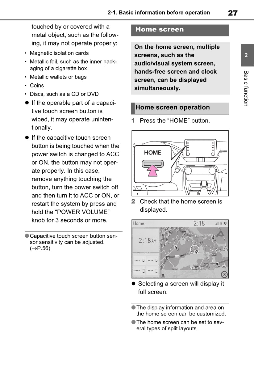 Toyota Rav4 Navigation / Multimediasysteem Owner's Manual 2019 - 2023