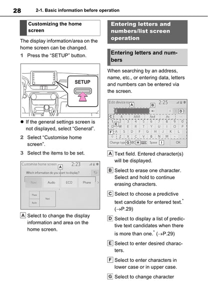 Toyota Rav4 Navigation / Multimediasysteem Owner's Manual 2019 - 2023