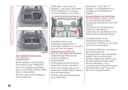 2016-2022 Abarth 595 Owner's Manual | German