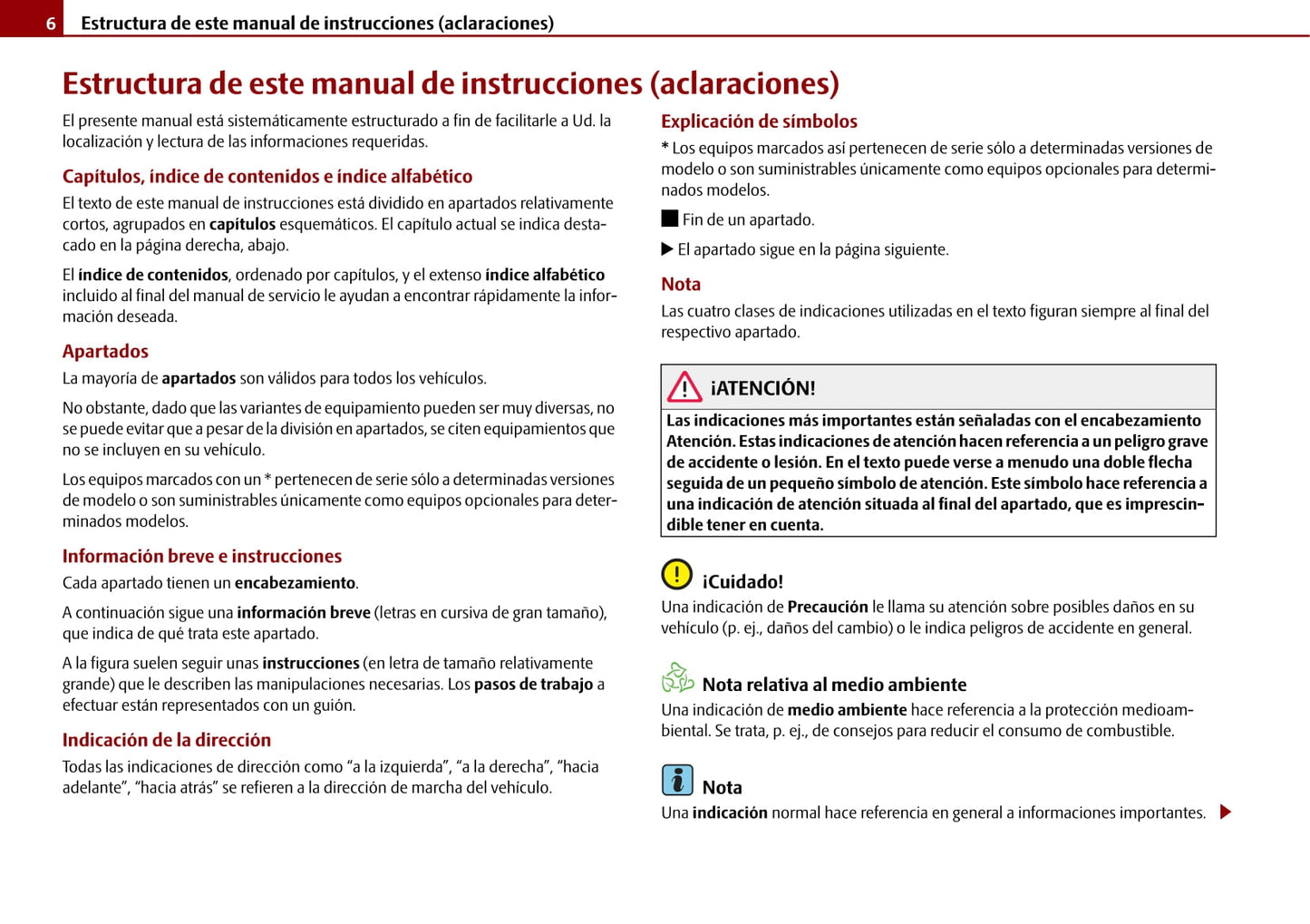 2009-2010 Skoda Roomster Owner's Manual | Spanish