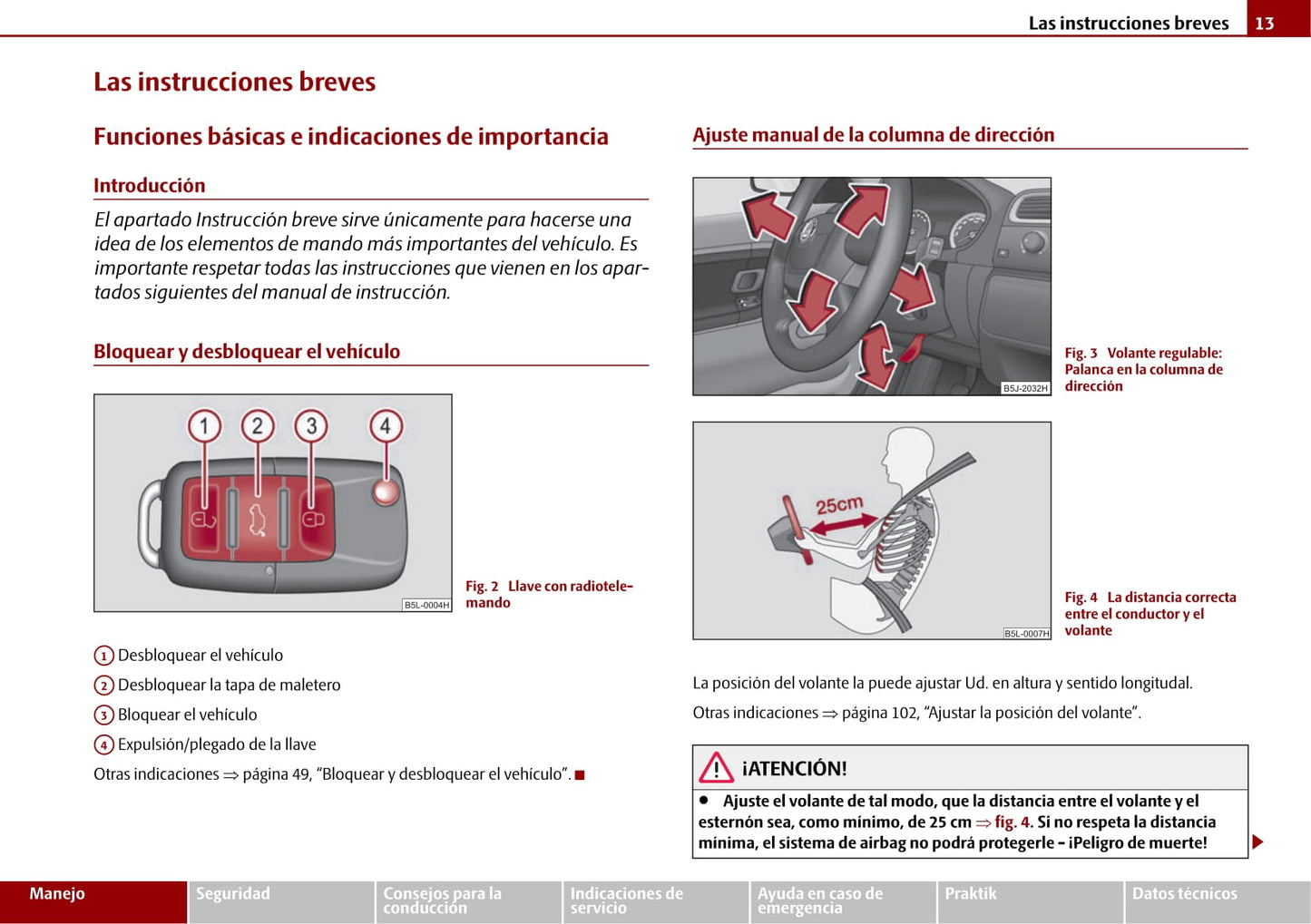 2009-2010 Skoda Roomster Owner's Manual | Spanish