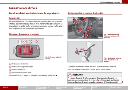 2009-2010 Skoda Roomster Owner's Manual | Spanish