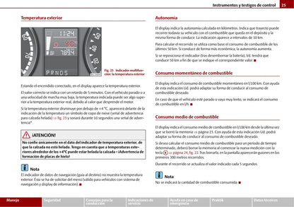 2009-2010 Skoda Roomster Owner's Manual | Spanish