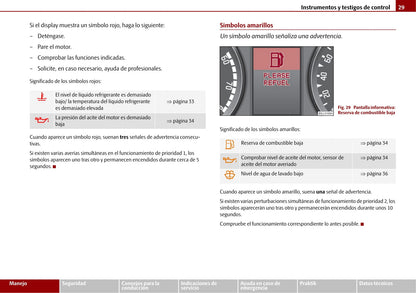 2009-2010 Skoda Roomster Owner's Manual | Spanish