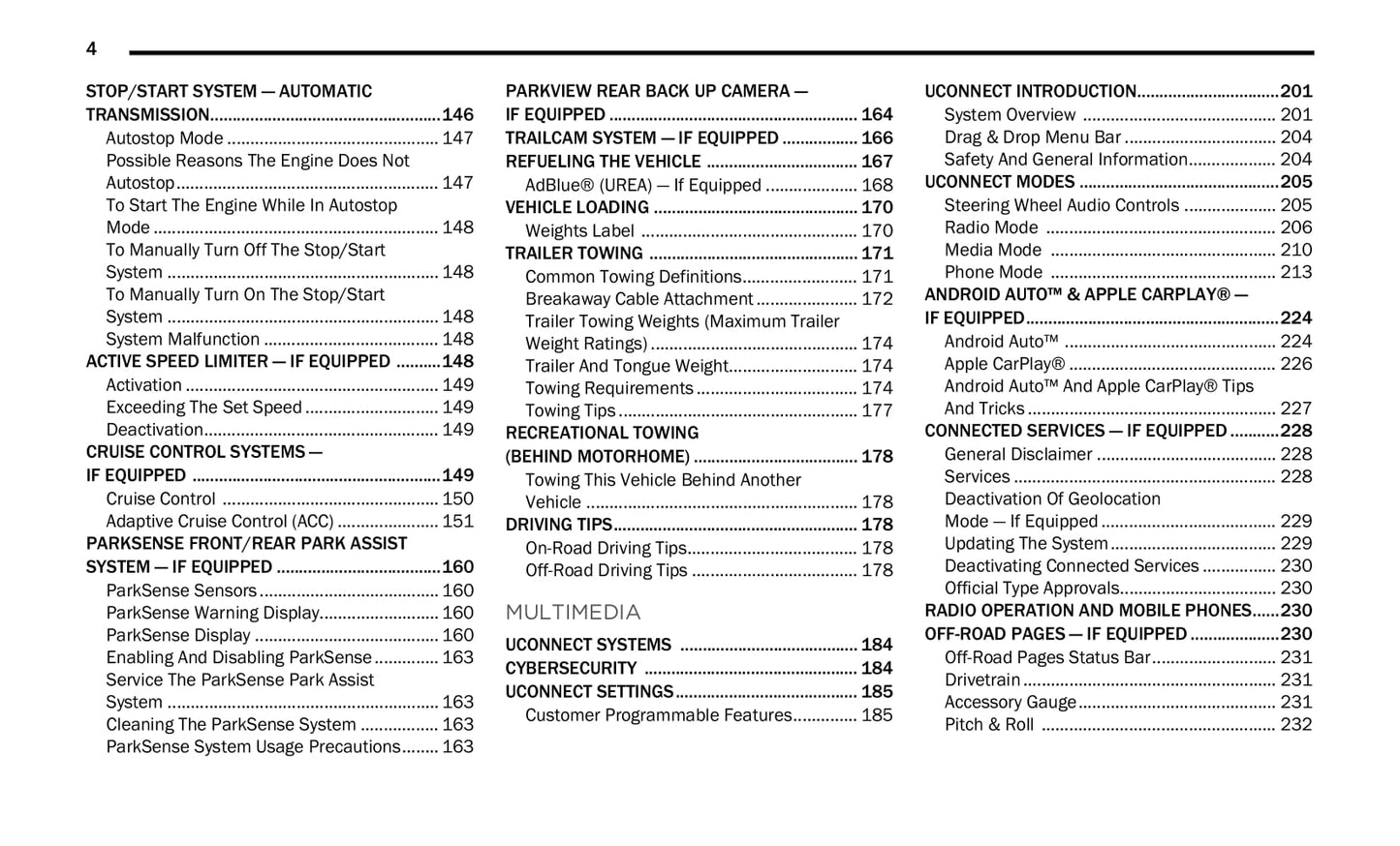 2022 Jeep Gladiator Owner's Manual | English