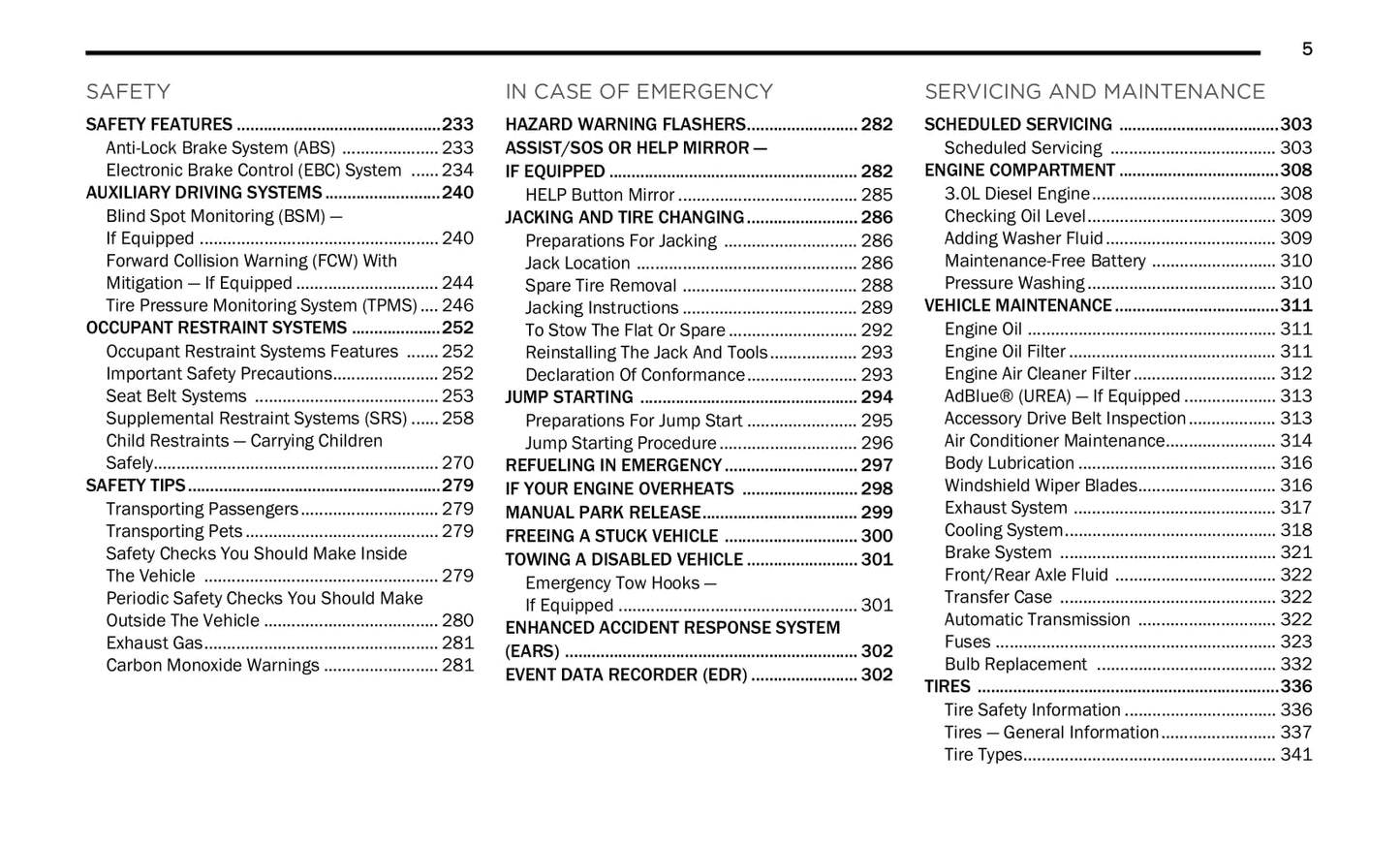 2022 Jeep Gladiator Owner's Manual | English