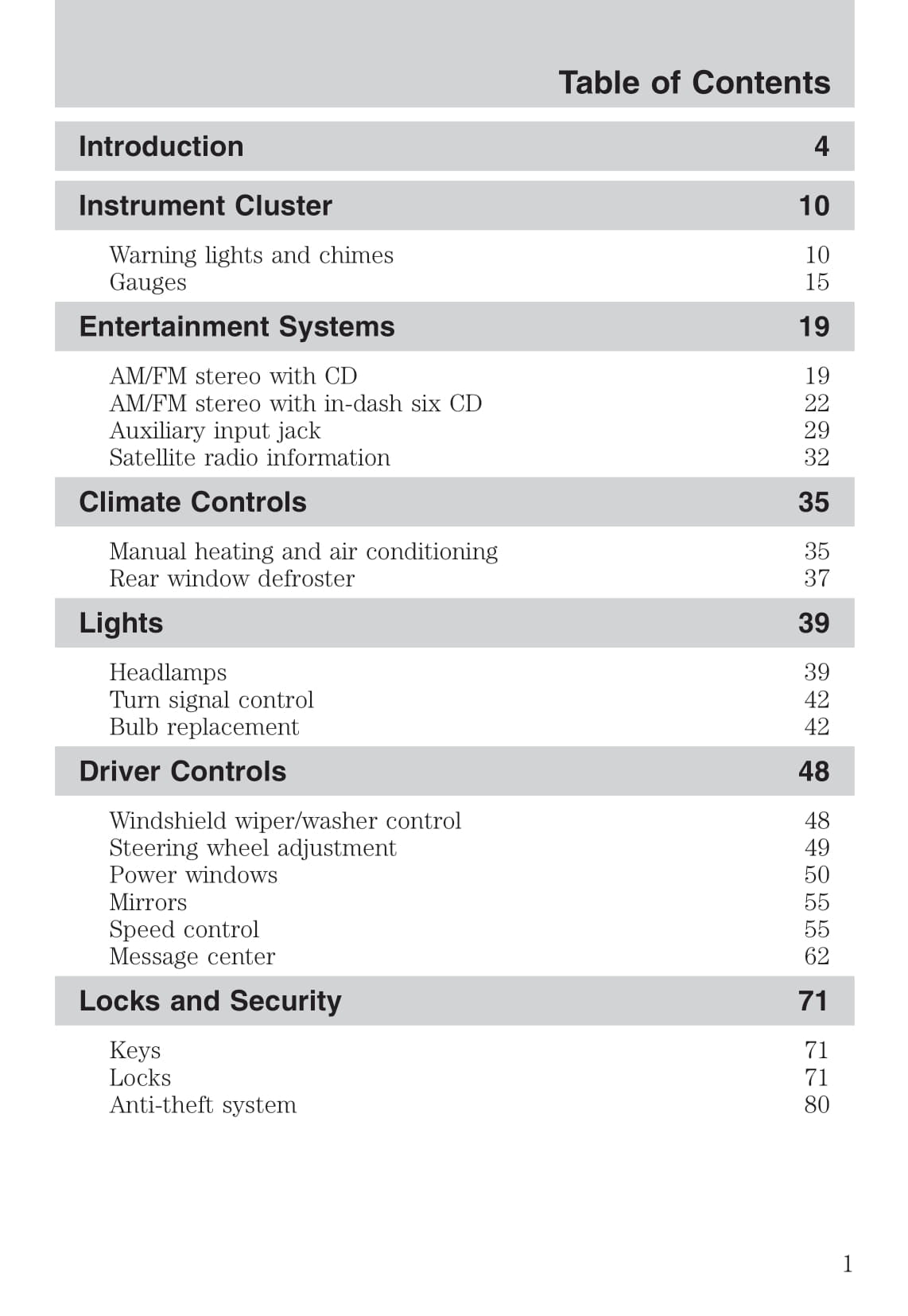 2007 Ford Mustang Owner's Manual | English