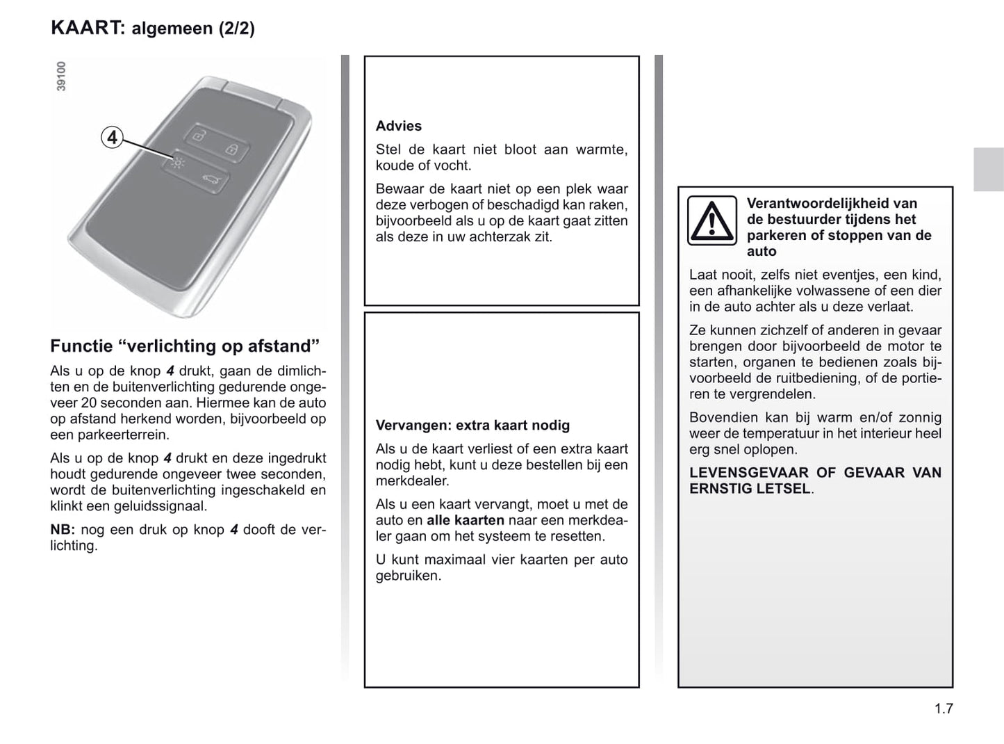 2019 Renault Clio Owner's Manual | Dutch