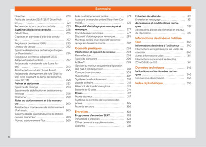 2021-2022 Seat Arona Owner's Manual | French