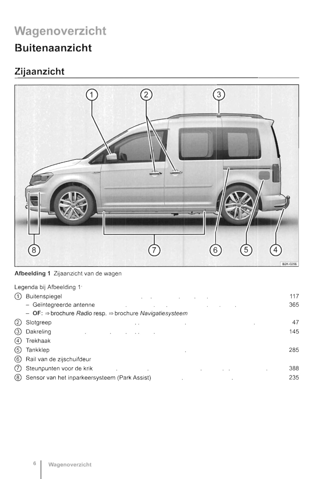 2015-2020 Volkswagen Caddy Owner's Manual | Dutch