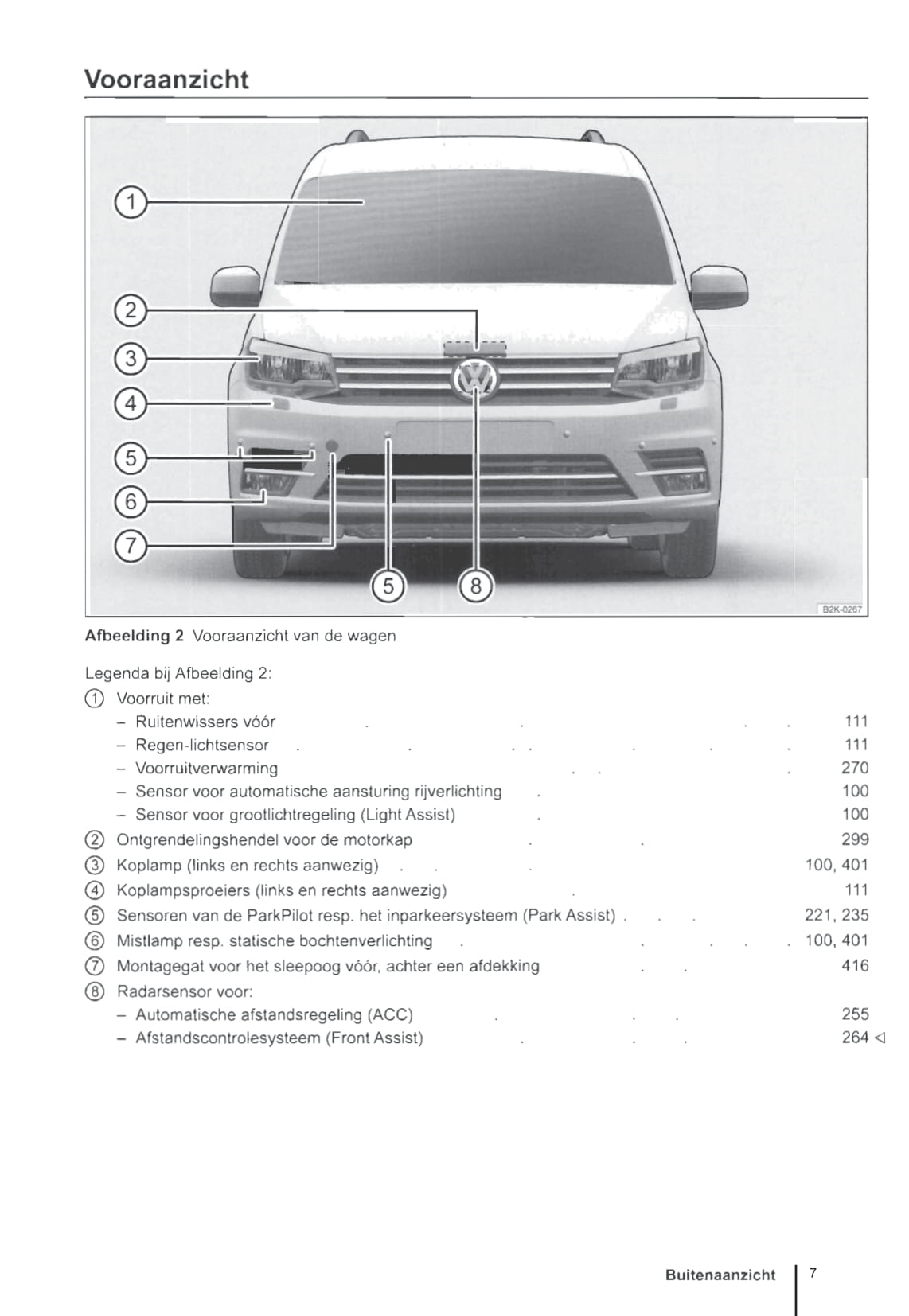 2015-2020 Volkswagen Caddy Owner's Manual | Dutch