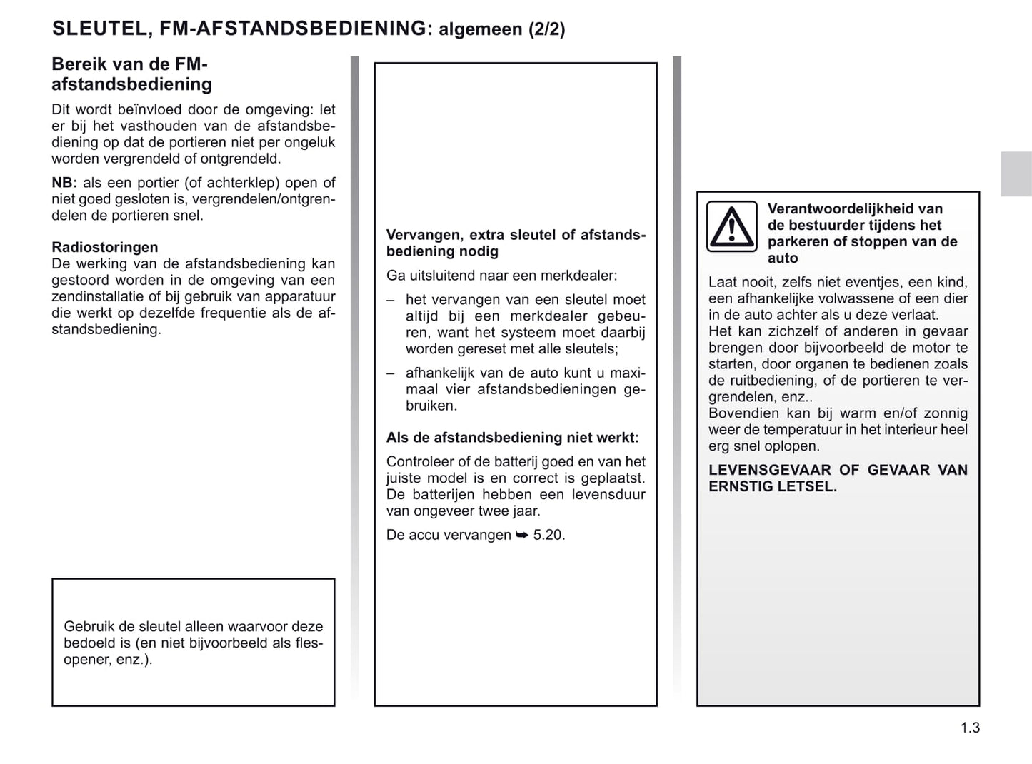 2019-2020 Renault Twingo Owner's Manual | Dutch