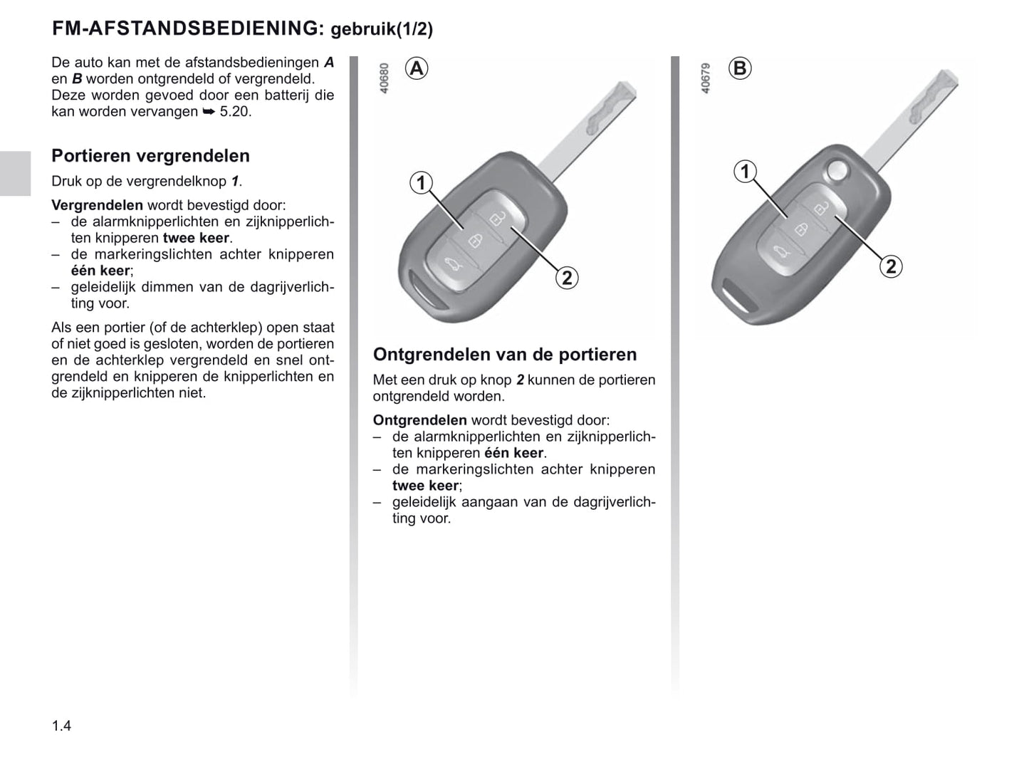 2019-2020 Renault Twingo Owner's Manual | Dutch