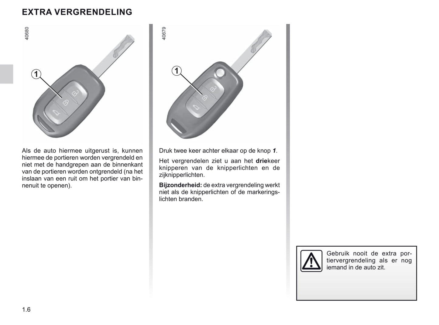 2019-2020 Renault Twingo Owner's Manual | Dutch