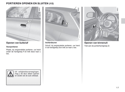 2019-2020 Renault Twingo Owner's Manual | Dutch