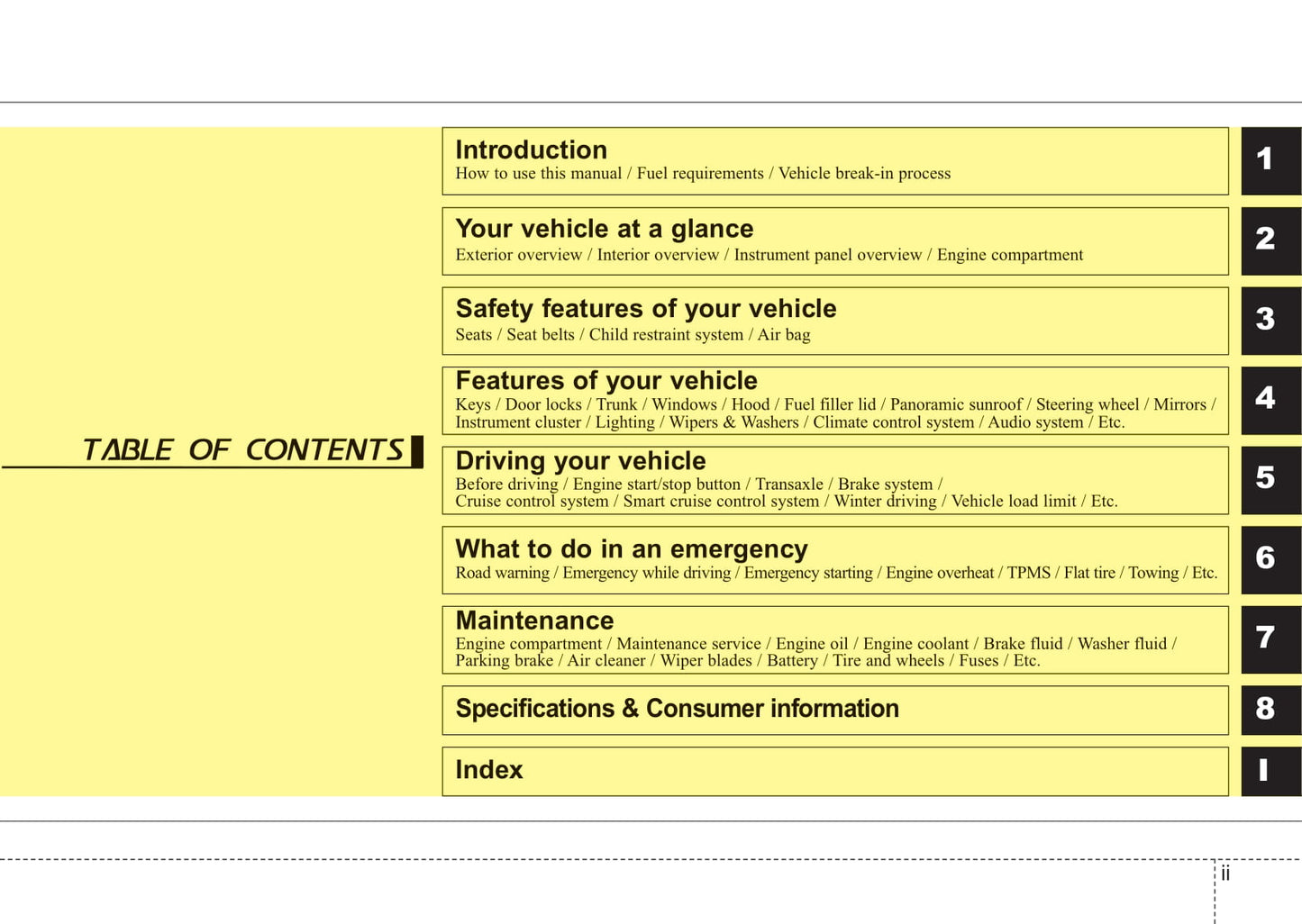 2015 Kia Cadenza Owner's Manual | English