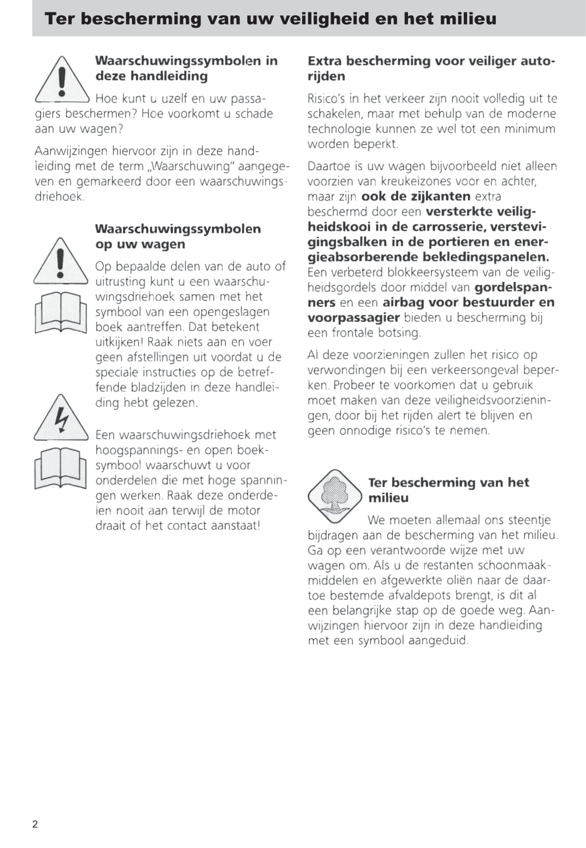 1992-1995 Ford Escort Gebruikershandleiding | Nederlands