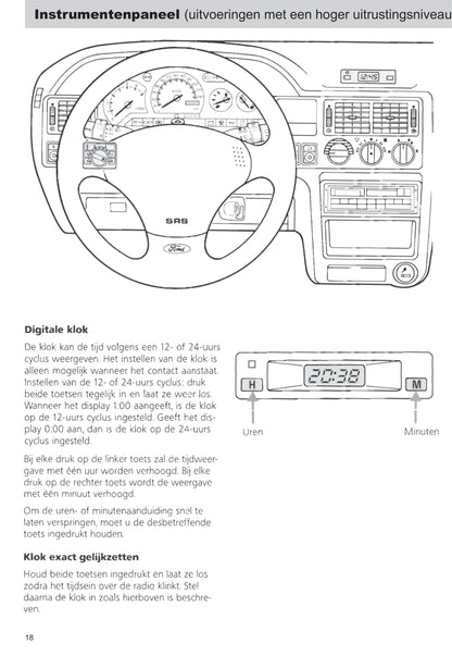 1992-1995 Ford Escort Gebruikershandleiding | Nederlands