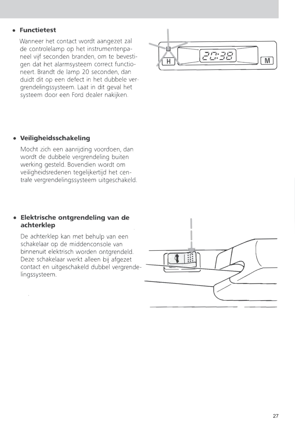 1992-1995 Ford Escort Gebruikershandleiding | Nederlands