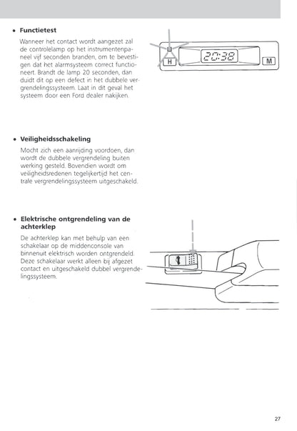 1992-1995 Ford Escort Gebruikershandleiding | Nederlands